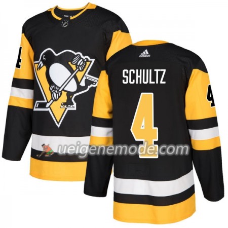 Herren Eishockey Pittsburgh Penguins Trikot Justin Schultz 4 Adidas 2017-2018 Schwarz Authentic
